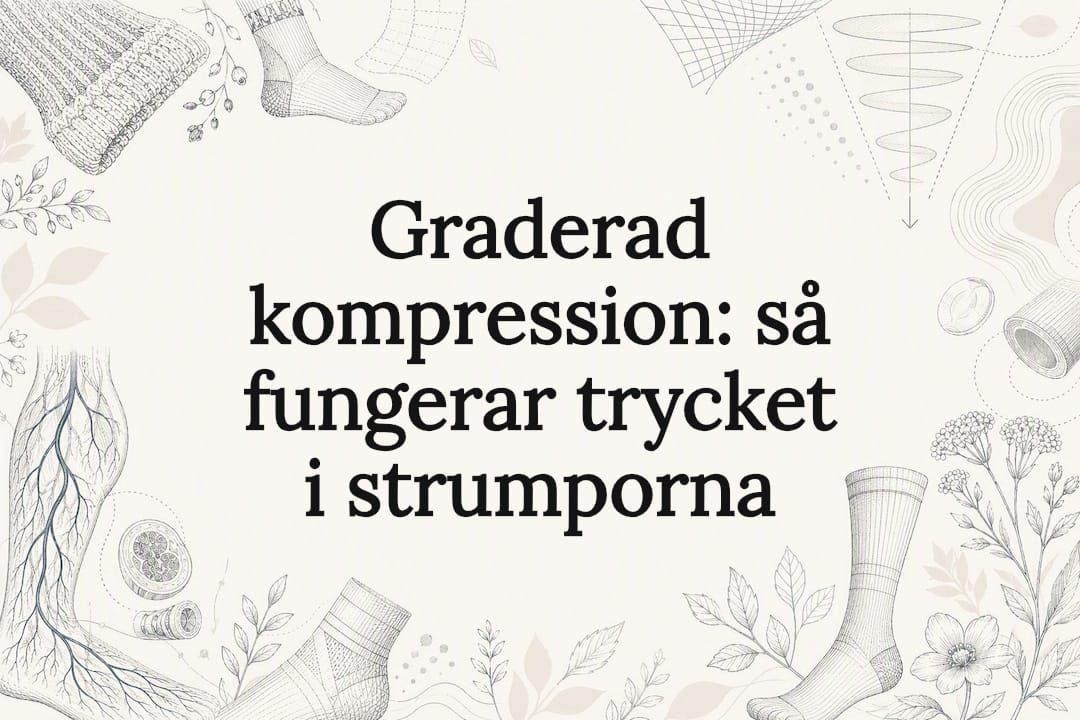Dekorativ titelbild för graderad kompression