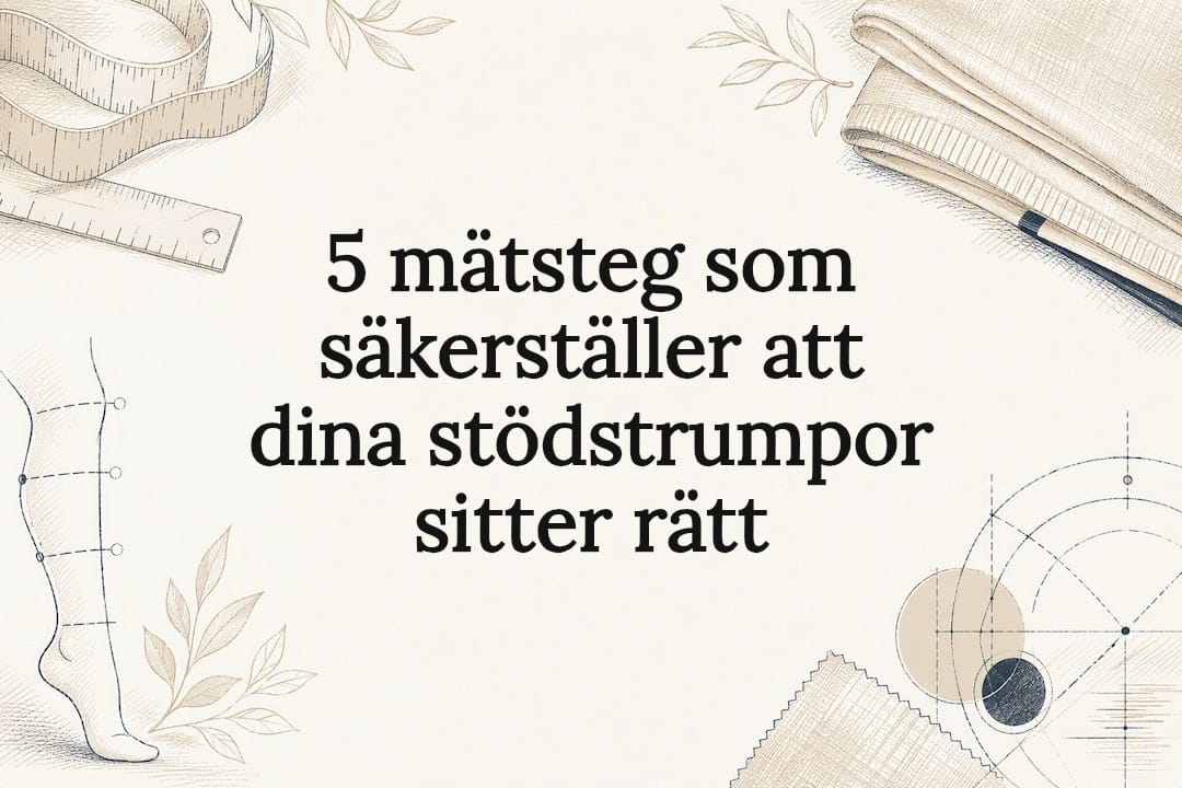 Dekorativ omslagsbild med måttband och mätmarkeringar