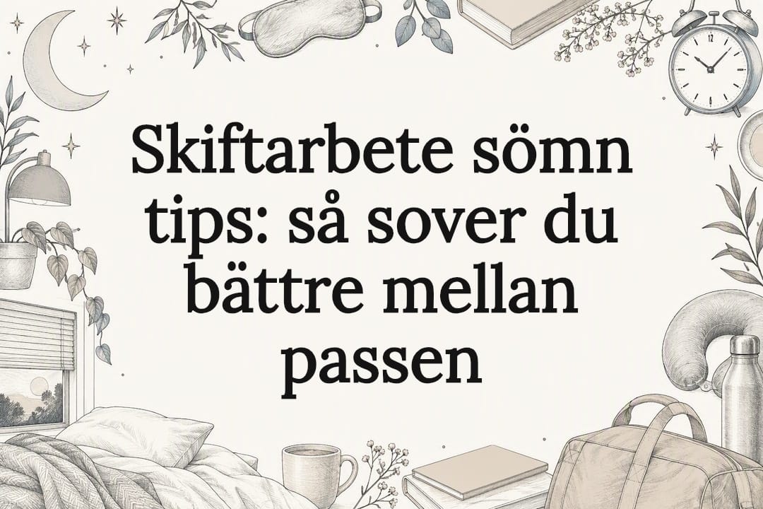 Dekorativ omslagsbild med måne och sovrumsdetaljer