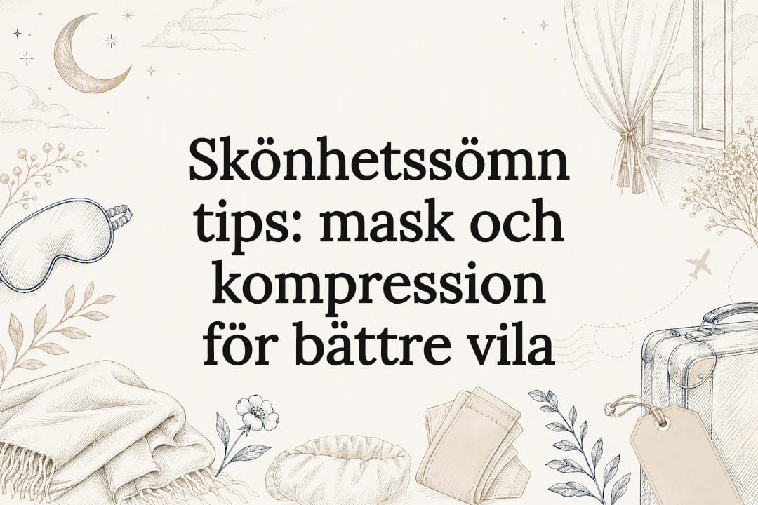 Dekorativ omslagsbild med måne och textilier