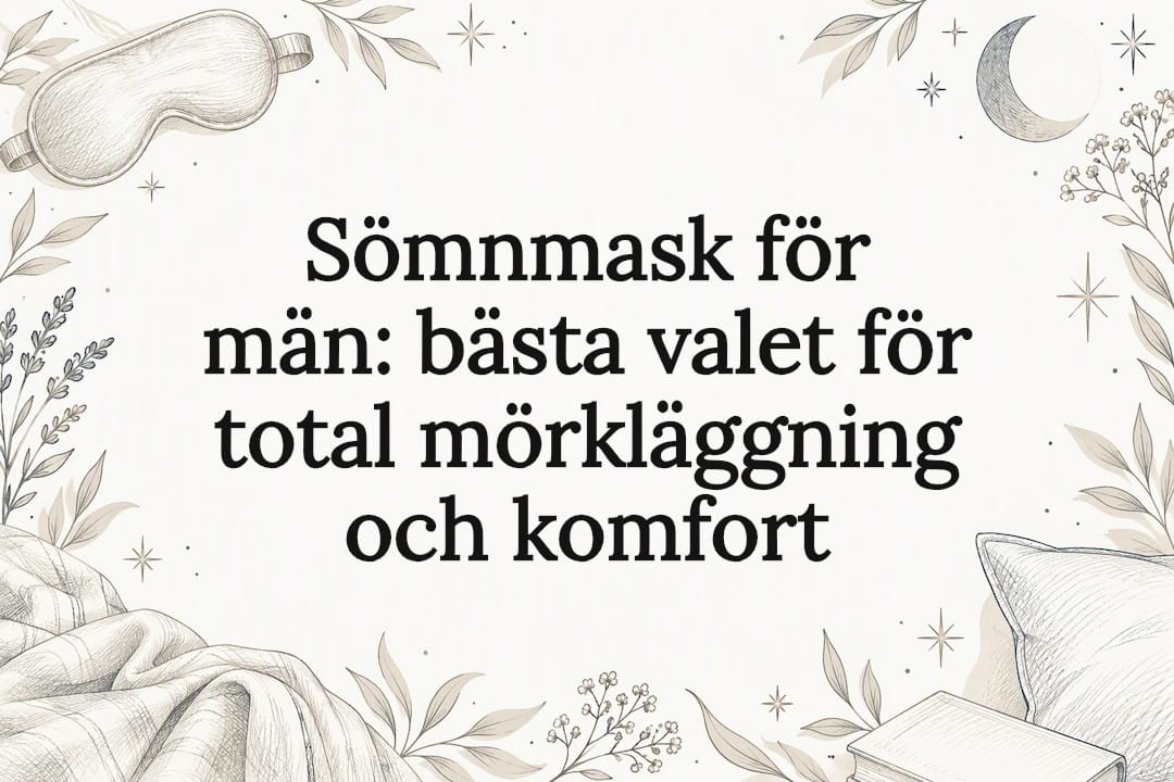 Dekorativ illustration av sovmask och mörkläggningsgardin