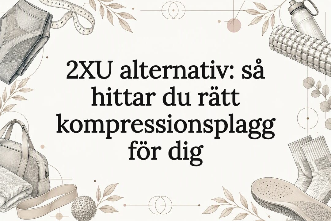 Dekorativ omslagsbild med kompressionstyg
