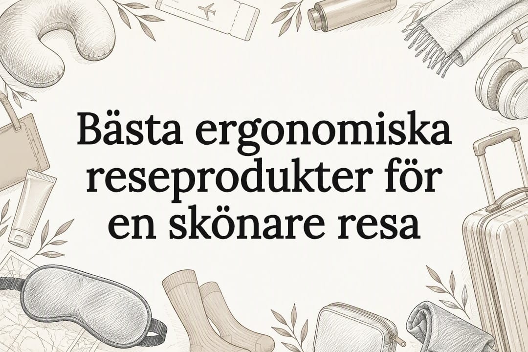 Skiss på omslagsbild med detaljer om resekomfort